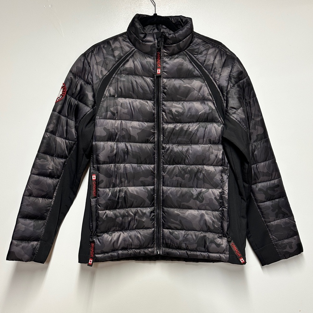 Canada Weather Gear Black Camo Puffer Coat 18/20
